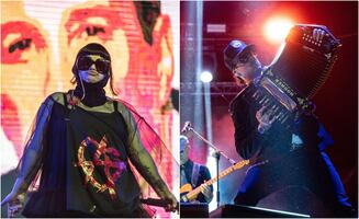 Amandititita y el integrante de Kinky con quien ha construído un sólido matrimonio; llevan más de 15 años juntos 