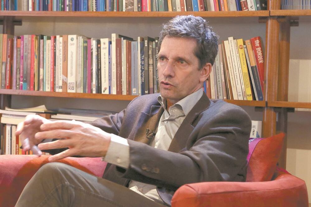 Christopher Gascon, representante en México de la OIM. Foto: CARLOS MEJÍA. EL UNIVERSAL