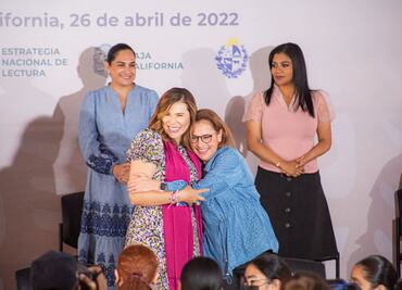 Marina del Pilar y Beatriz Gutiérrez apuestan por la lectura en Baja California