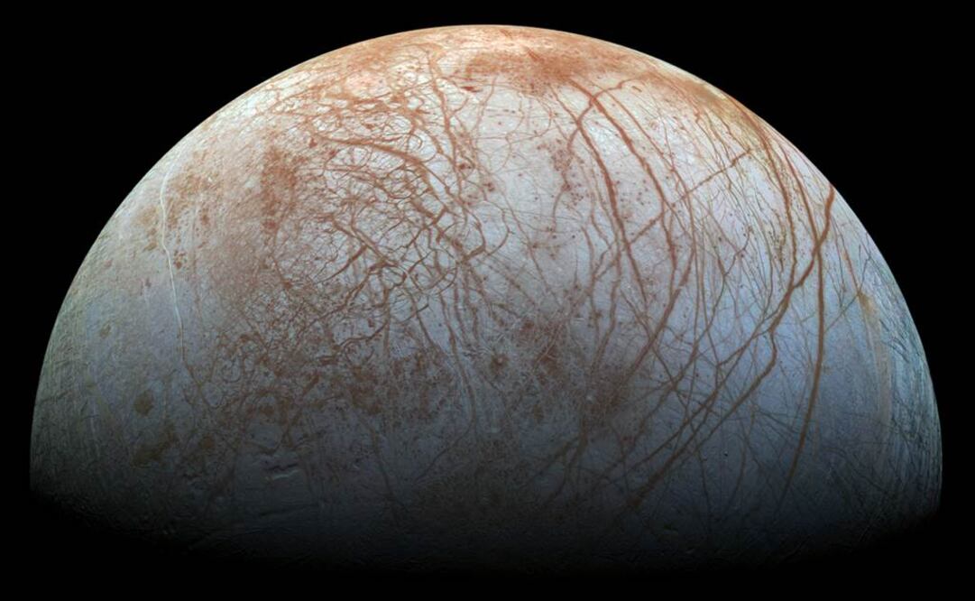Luna Europa, uno de los satélites de Júpiter. Foto: ESA