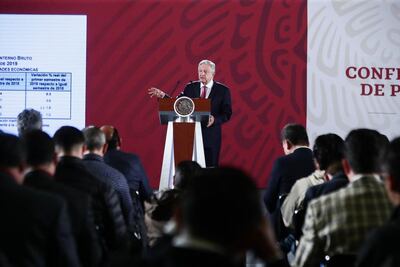 AMLO mantiene expectativa de crecimiento de 2% este año