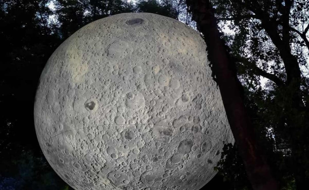 Festival Internacional de Luces Filux: Luna Gigante acapara las miradas en Paseo de la Reforma; “se ve increíble", aseguran visitantes. Fotos: Arantxa Meave / EL UNIVERSAL.