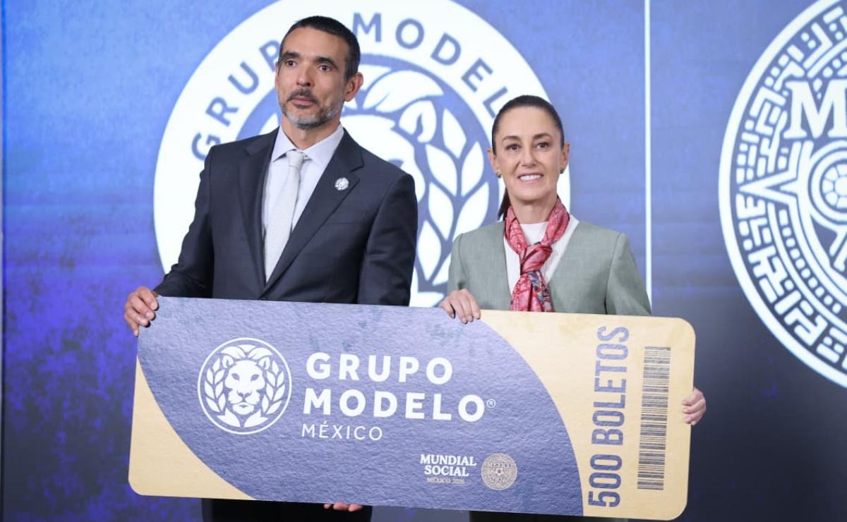Grupo Modelo regalará 500 boletos para partidos del Mundial 2026