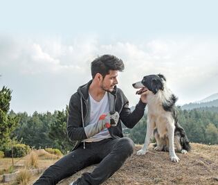 Un perro es su mejor actor y amigo