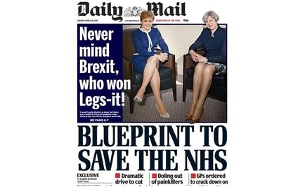 Ven sexista portada del Daily Mail con ministras