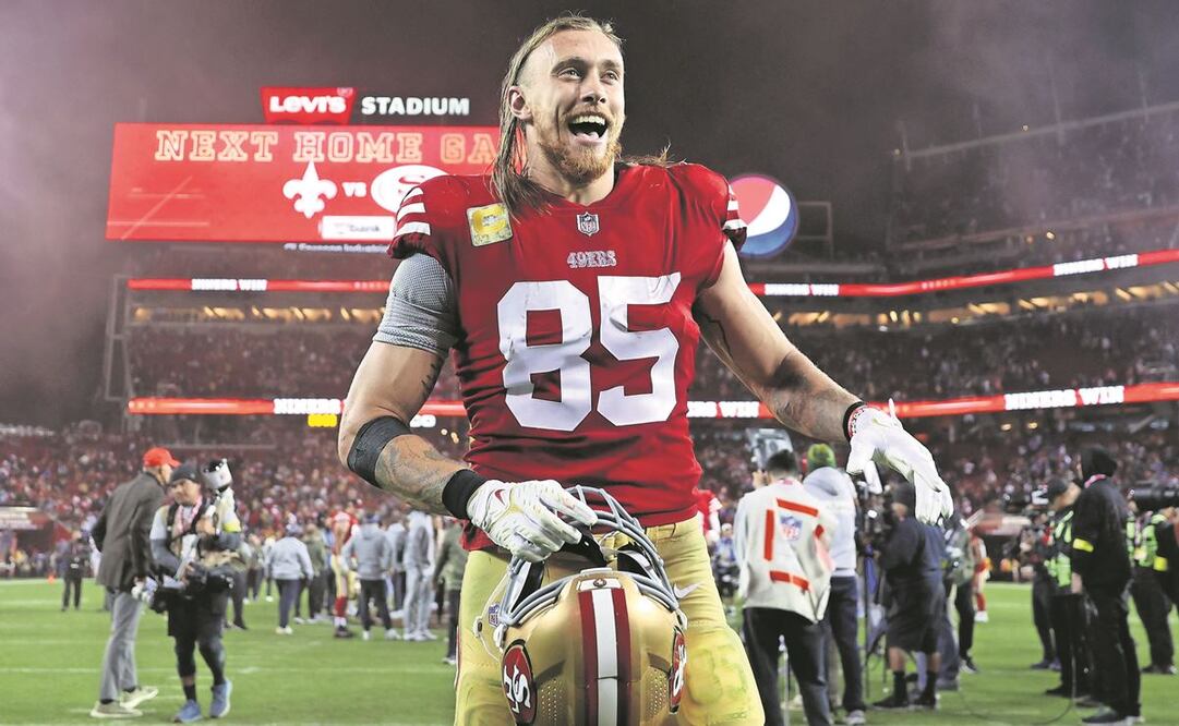George Kittle es uno de los mejores ala cerrada de la NFL - FOTO: Especial