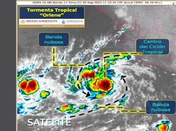 Prevén que "Orlene" se convierta en huracán; consulta cuándo