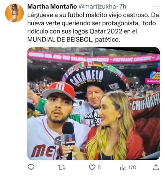 Caramelo es reventado en redes sociales por acudir al Clásico Mundial de Beisbol