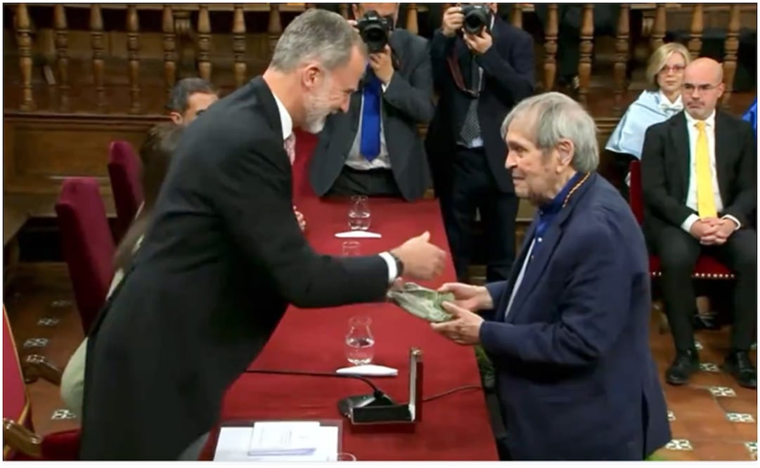 Rafael Cadenas recibe el Premio Cervantes