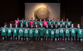La Selección Mexicana se tomó la foto oficial de la Copa del Mundo en el Museo de Antropología