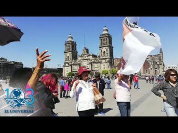 Marchan a favor de AMLO y combate contra huachicoleo