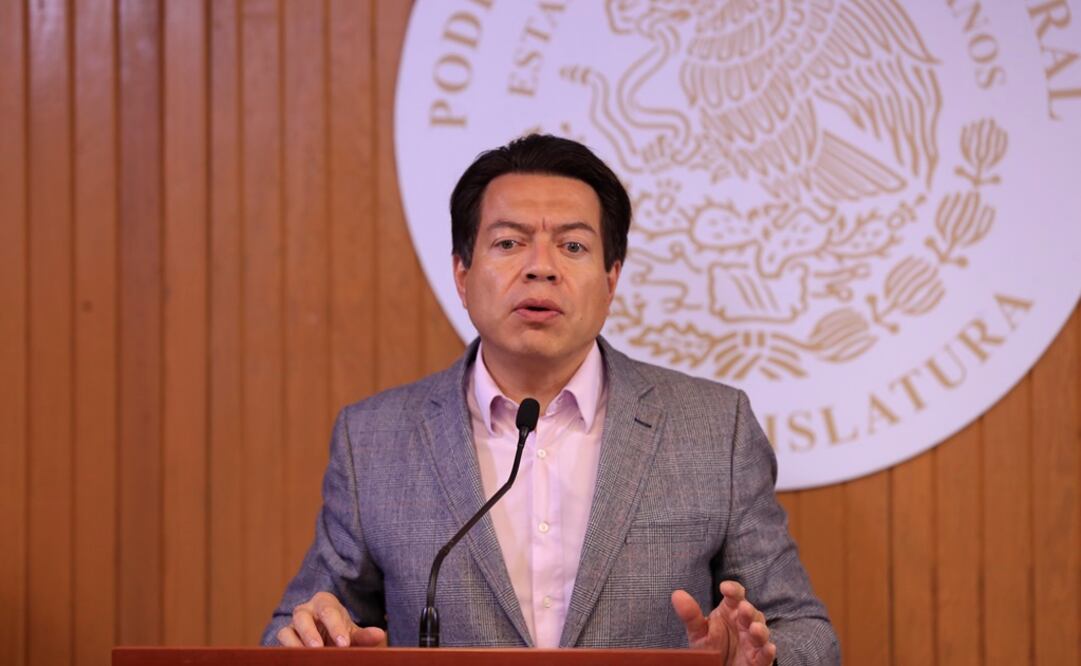 Mario Delgado, coordinador del grupo parlamentario de Morena en San Lázaro. Foto: Irving Olivares/El Universal