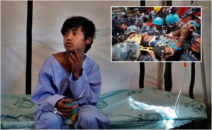  Mantequilla salvó vida de un joven bajo escombros en Nepal