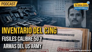 CJNG lleva control mensual de su arsenal
