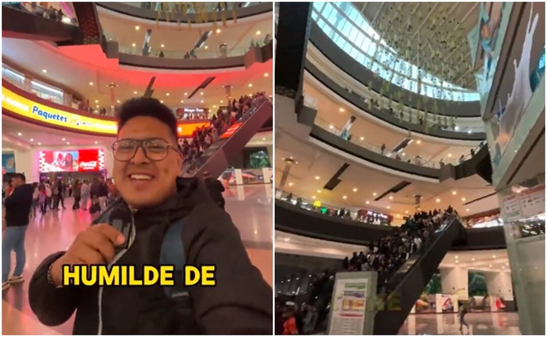 Tiktoker asegura que plaza “Forum Buenavista”en CDMX es para ‘humildes’. Foto: Captura de video