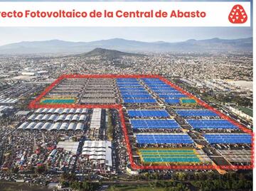 Gobierno de CDMX define que proyecto fotovoltaico de la Central de Abasto estará a cargo de CFE