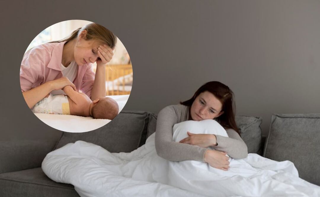 La depresión postparto es un desafío que muchas madres enfrentan. Fuente: Freepik.