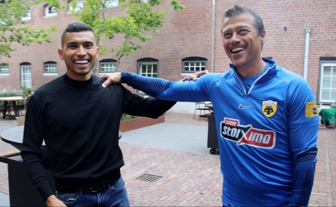 Orbelín Pineda junto a Matías Almeyda - FOTO: Especial