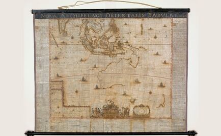 Australia logra restaurar un mapa del Siglo XVII