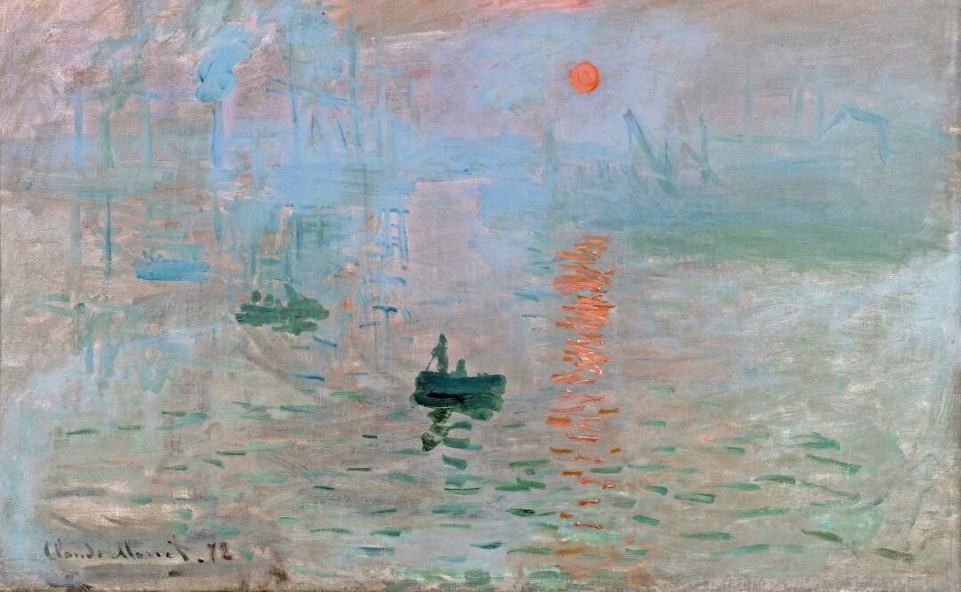 Impresión, sol naciente, de claude Monet. Foto: Especial