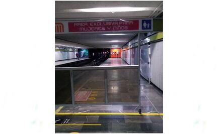 Metro se queda sin mujeres por paro del 9 de Marzo 