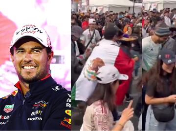 VIDEO: Mexicanos bailan ‘Payaso de Rodeo’ en el GP de Japón donde apoyan a Checo Pérez