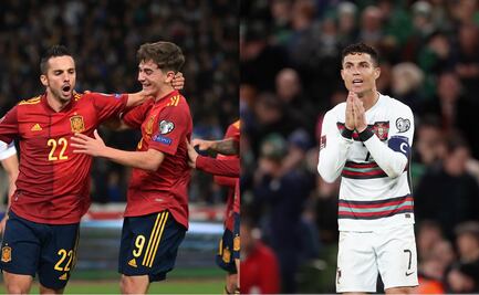 España gana y se acerca a Qatar 2022; Portugal se complica al empatar