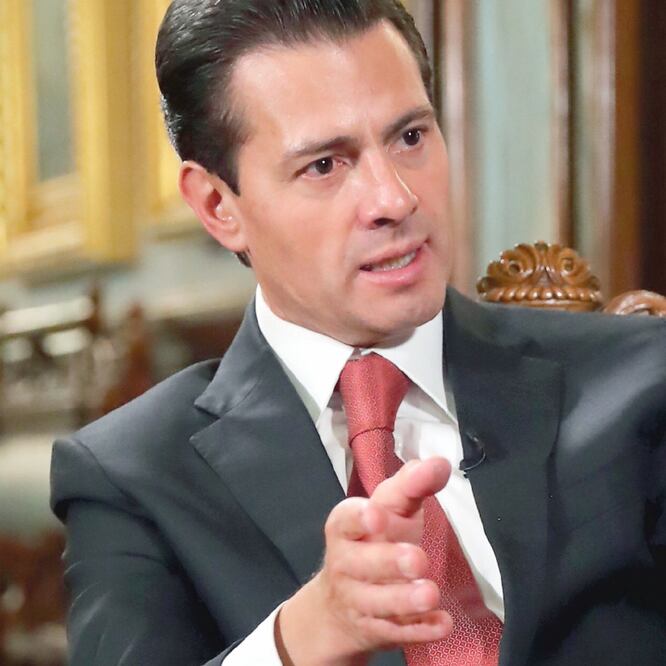 La estatua de Peña Nieto