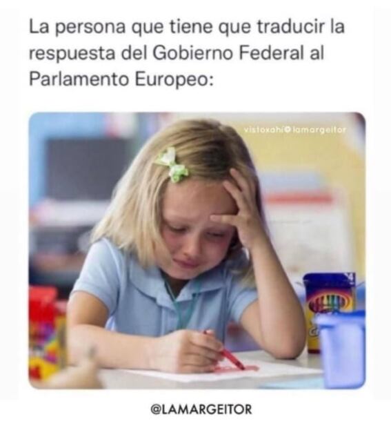 Los memes del comunicado de AMLO al Parlamento Europeo