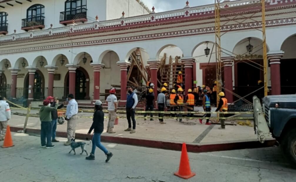 Colapsa bóveda del siglo XVII en San Cristóbal de las Casas
