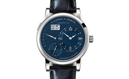 A. Lange & Söhne pinta de azul las esferas de modelos icónicos