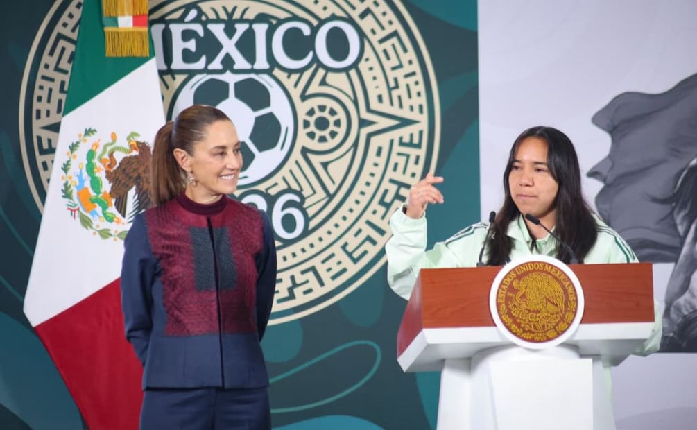 Conferencia de prensa de la Presidenta Claudia Sheinbaum, desde Palacio Nacional. 05 de marzo de 2026. Foto: Luis Camacho | El Universal