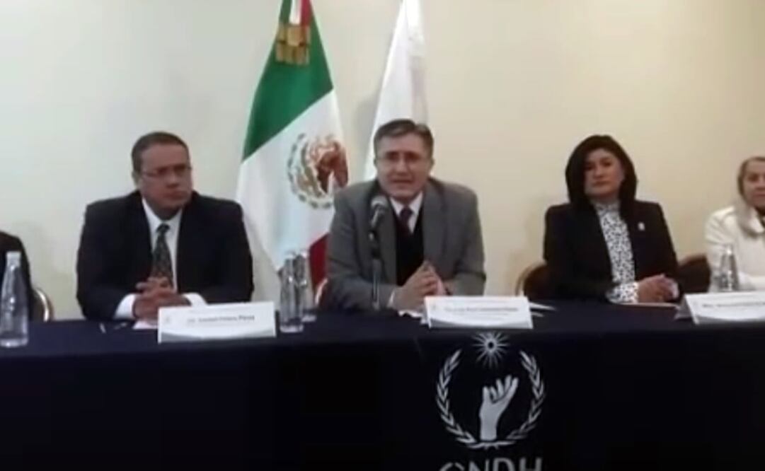 El ombudsman nacional,¿ Luis Raúl González Pérez ofreció detalles de una llamada que el organismo recibió de la defensa de Padrés. /Especial