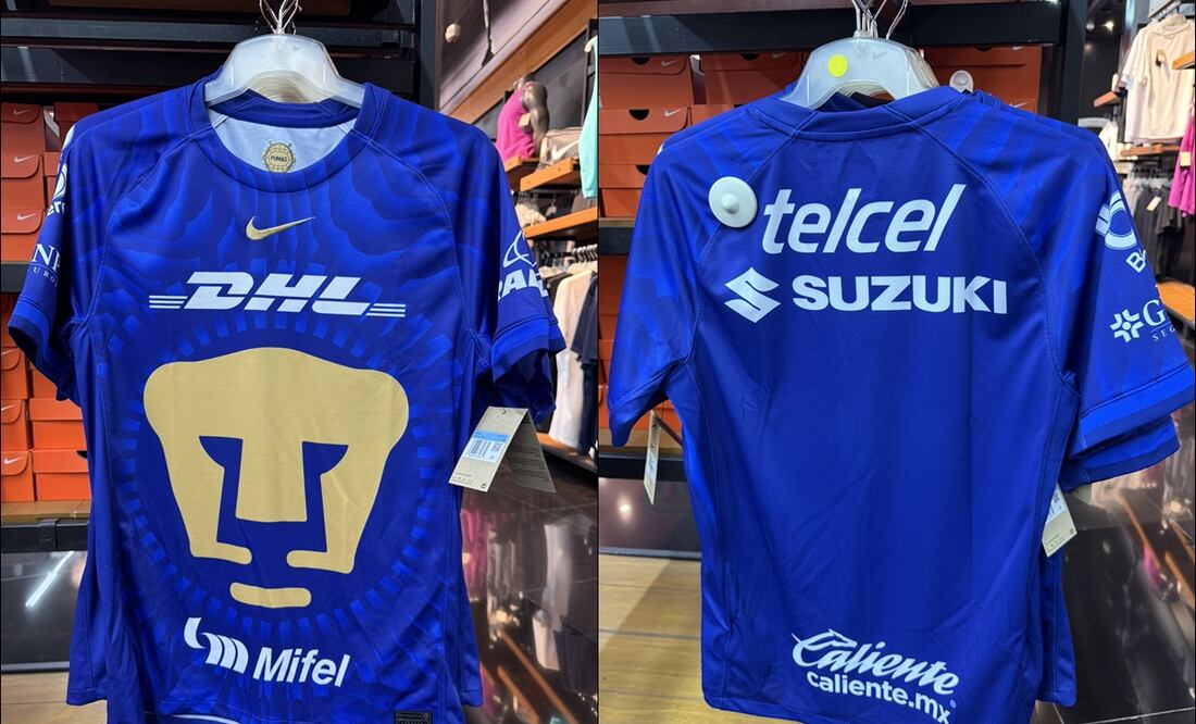 Se filtró supuesta camiseta que usaría Pumas como visitante en el Apertura 2025 y las redes sociales reaccionaron / FOTOS: @platafdo