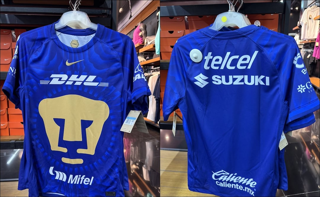 Se filtró supuesta camiseta que usaría Pumas como visitante en el Apertura 2025 y las redes sociales reaccionaron / FOTOS: @platafdo