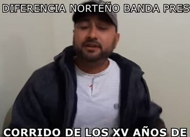 Graban corrido por los XV años de Rubí