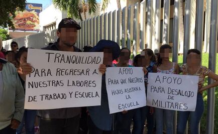 Sinaloenses exigen cese de operativos federales