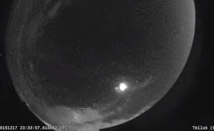 NASA capta "bola de Fuego" acercándose a la Tierra