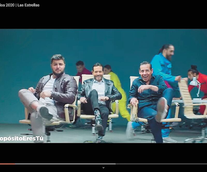 En el comercial aparecen diversos artistas de la empresa. Foto/TWITTER