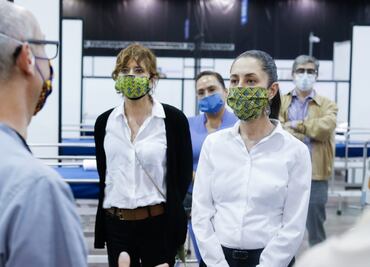 Sheinbaum inaugura Unidad Temporal de Covid-19 en Centro Citibanamex