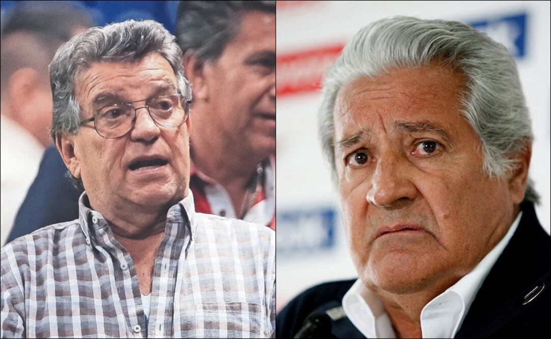 Emilio Maurer y Rafael Lebrija exdirectivos del futbol mexicano. Foto: Especial 
