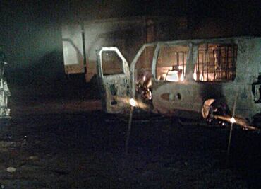 Se incendian 3 vehículos usados para "huachicoleo" en Hidalgo