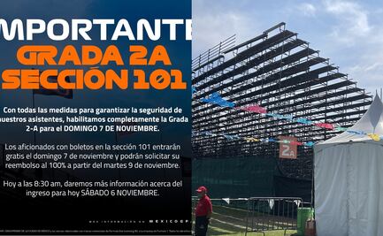 Gran Premio de México anuncia que grada deshabilitada será reabierta para la carrera