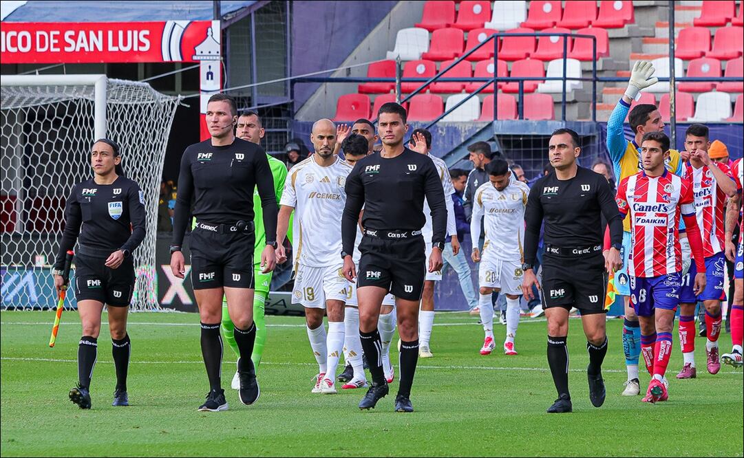 Comisión Disciplinaria investiga a los árbitros del juego Atlético de San Luis vs Tigres - Foto: Imago7