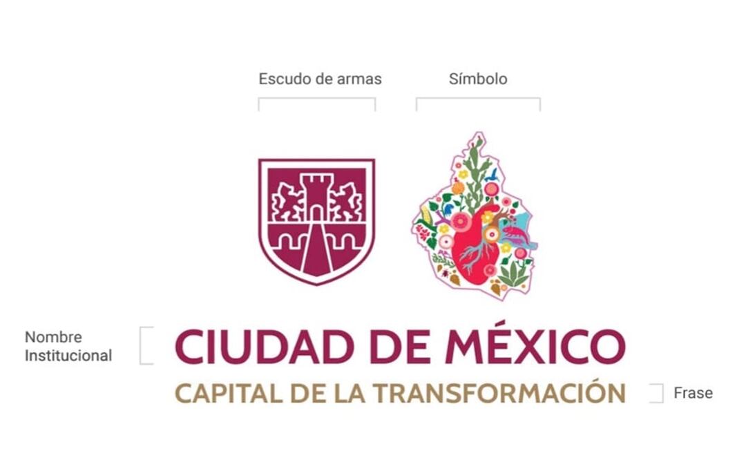 Presentan nuevo logotipo de la CDMX: símbolo de identidad y transformación para el gobierno de Clara Brugada. Foto: Especial