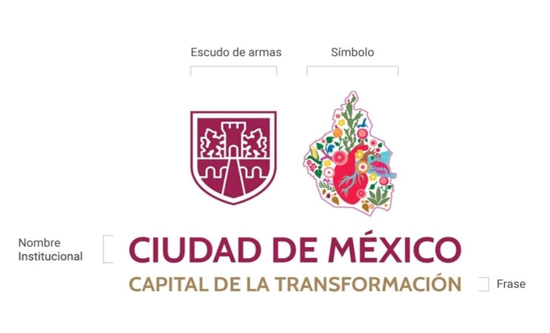 Presentan nuevo logotipo de la CDMX: símbolo de identidad y transformación para el gobierno de Clara Brugada. Foto: Especial