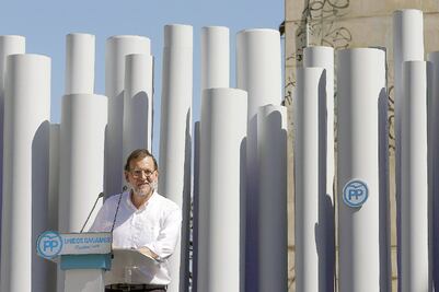 Gritan “fascista” a Rajoy en Cataluña