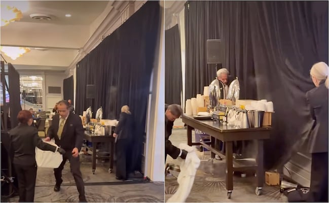 Sala de prensa de los Globos de Oro estuvo a poco de incendiarse: muestra video