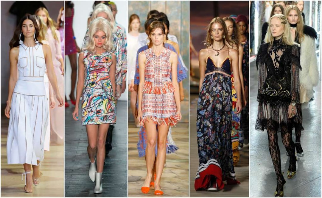 Desfiles de Carolina Herrera, Jeremy Scott, Tory Burch, Tommy Hilfiger, y Rodarte