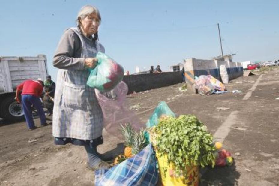 Historia. Pepenan alimentos entre toneladas de desperdicio